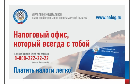 Более 30 тысяч новосибирских налогоплательщиков подключились к Личному кабинету с начала года