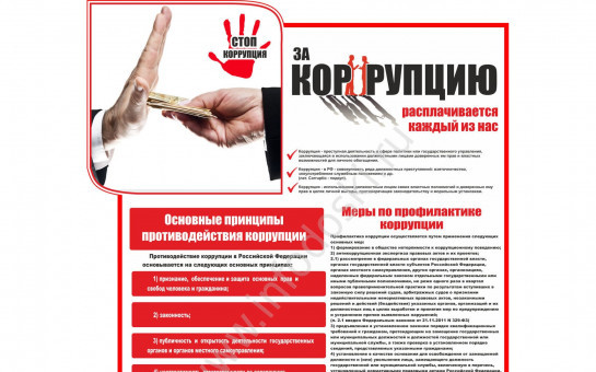 Меры по противодействию коррупции организаций